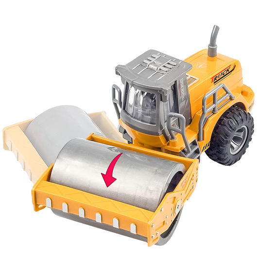 1:30 Wheel Shovel Loader 6CH 4WD Metal Remote Control Bulldozer Construction Vehicles