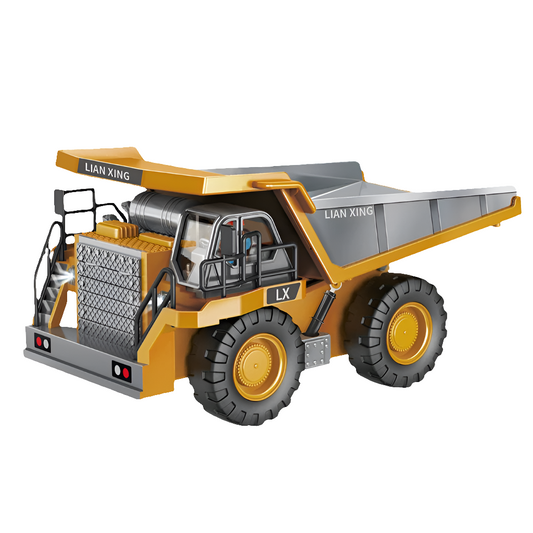 2.4Ghz Rc Excavator Toy Engineering Car Alloy and Plastic Remote Control Digger Mixing Crane Forklift Truck